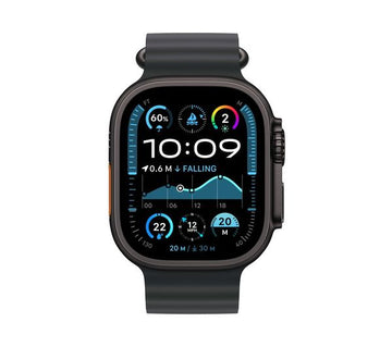 APPLE Watch Ultra 2 Cellular - 49mm Black Titanium Case with Black Ocean Band - Very Good